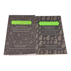 Aeschylus I & II Grene Lattimore Univ Chicago 3rd Ed PB Greek Drama Classics